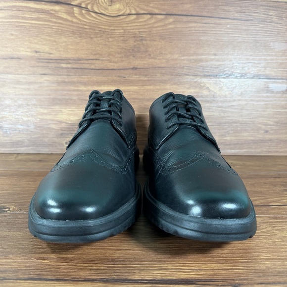 COLE HAAN Grand+ Black Leather Wingtips Dress Shoes Men’s Size 11.5 Sneakers - Picture 4 of 11